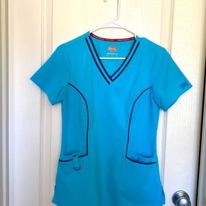 XS Dickies scrub top form fitting uniform